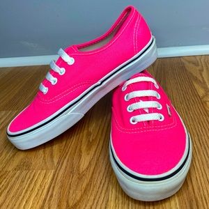 Pink VANS shoes